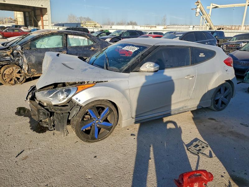 HYUNDAI VELOSTER T 2013 with VIN KMHTC6AEXDU137510 - Photo from auction