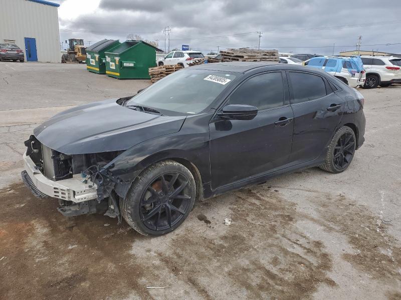 HONDA CIVIC EX 2018 with VIN SHHFK7H54JU420827 - Photo from auction