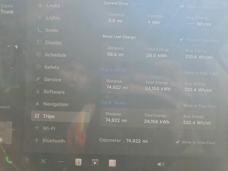 Photo 9 from auction – 2022 TESLA MODEL Y with VIN 7SAYGDEF3NF457464