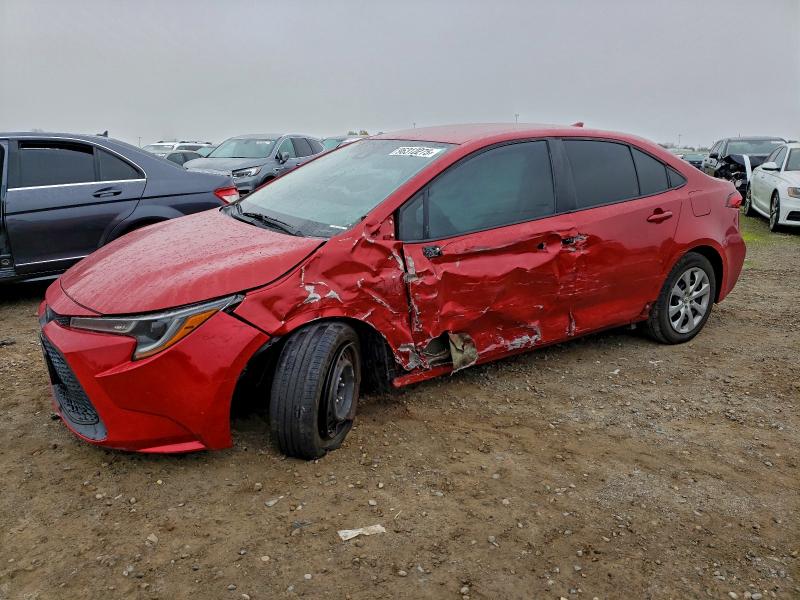 TOYOTA COROLLA LE 2021 with VIN 5YFEPMAE8MP163249 - Photo from auction