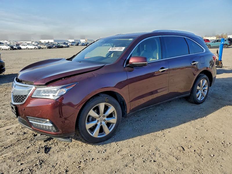 ACURA MDX ADVANC 2016 with VIN 5FRYD4H92GB044240 - Photo from auction
