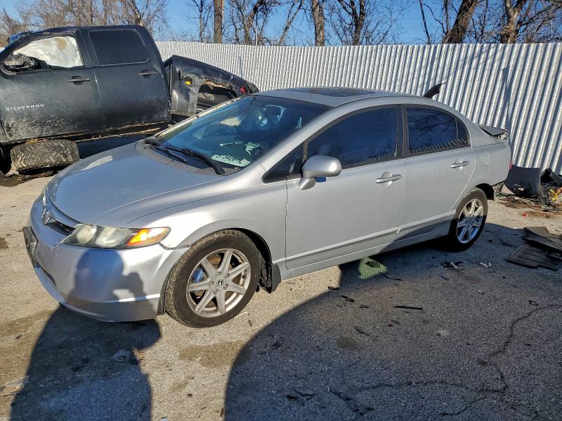 Photo 1 from auction – 2008 HONDA CIVIC EX with VIN 1HGFA16888L075003