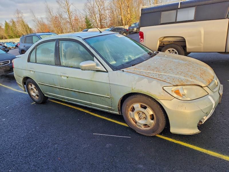 Photo 4 from auction – 2004 HONDA CIVIC HYBR with VIN JHMES95604S013213