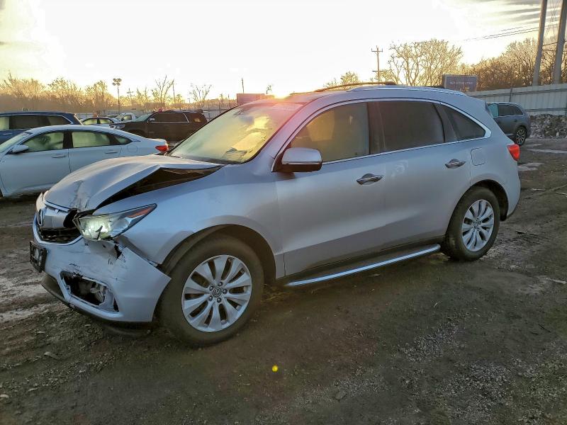 ACURA MDX TECHNO 2014 with VIN 5FRYD4H42EB008257 - Photo from auction