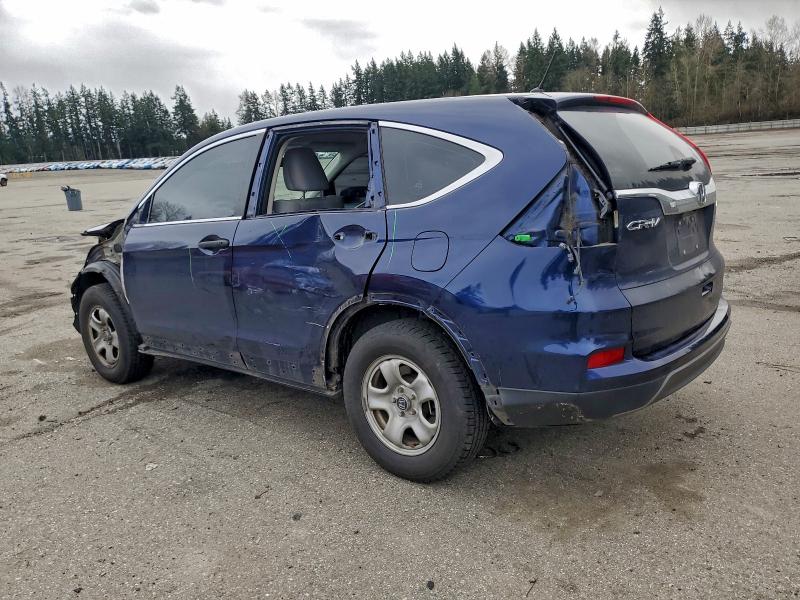 Photo 2 from auction – 2015 HONDA CR-V LX with VIN 5J6RM4H37FL093053