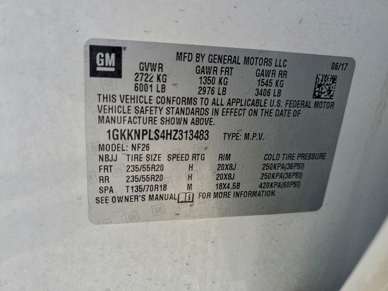 Photo 14 from auction – 2017 GMC ACADIA DEN with VIN 1GKKNPLS4HZ313483