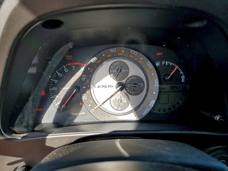 Photo 9 from auction – 2001 LEXUS IS 300 with VIN JTHBD182X10021608