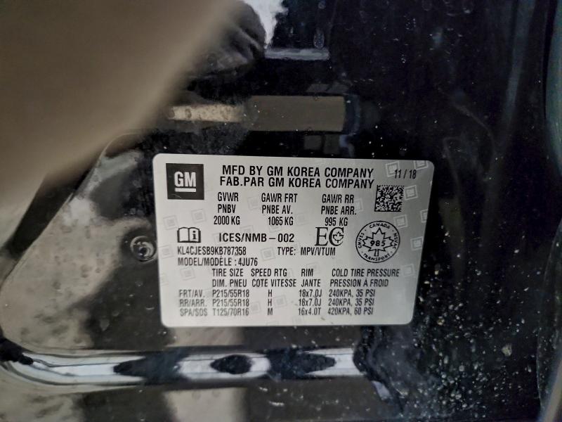 Photo 14 from auction – 2019 BUICK ENCORE PRE with VIN KL4CJESB9KB787358