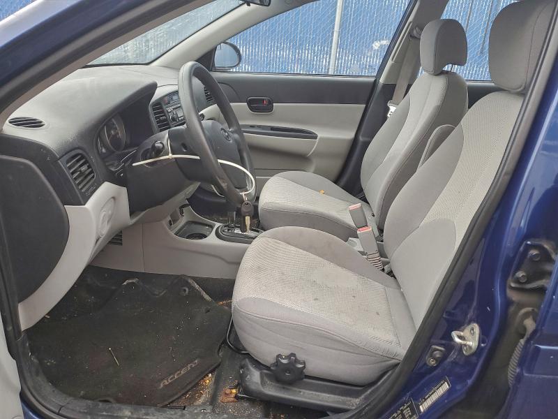 Photo 7 from auction – 2009 HYUNDAI ACCENT with VIN KMHCN45C99U333761