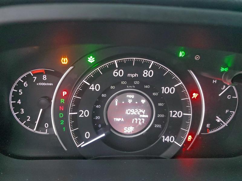Photo 9 from auction – 2012 HONDA CR-V EXL with VIN JHLRM4H76CC004726