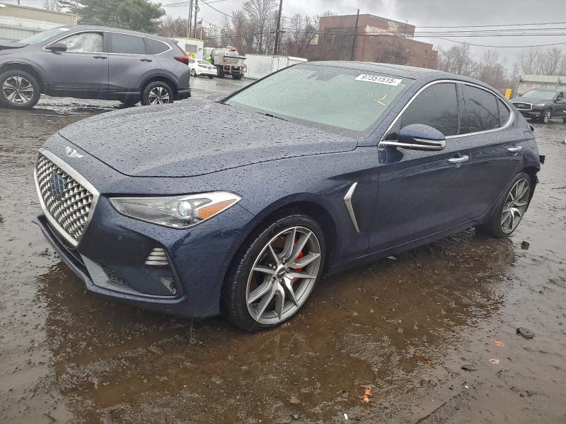 GENESIS G70 ELITE 2020 with VIN KMTG74LE7LU057383 - Photo from auction