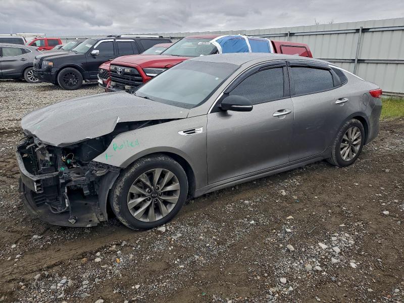 KIA OPTIMA LX 2018 with VIN 5XXGT4L30JG270848 - Photo from auction
