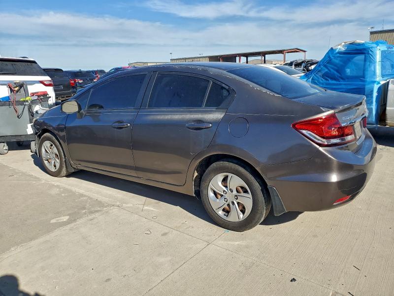 Photo 2 from auction – 2013 HONDA CIVIC LX with VIN 2HGFB2F59DH567295