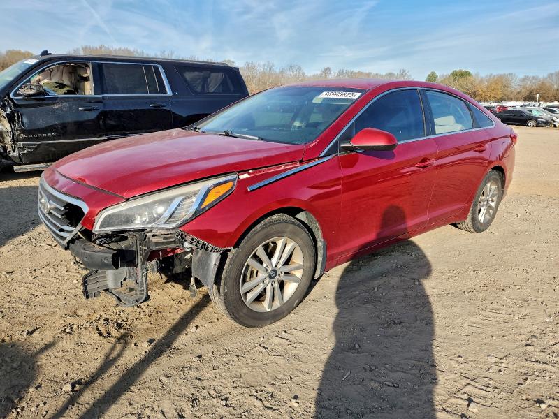 HYUNDAI SONATA SE 2017 with VIN 5NPE24AF3HH545392 - Photo from auction