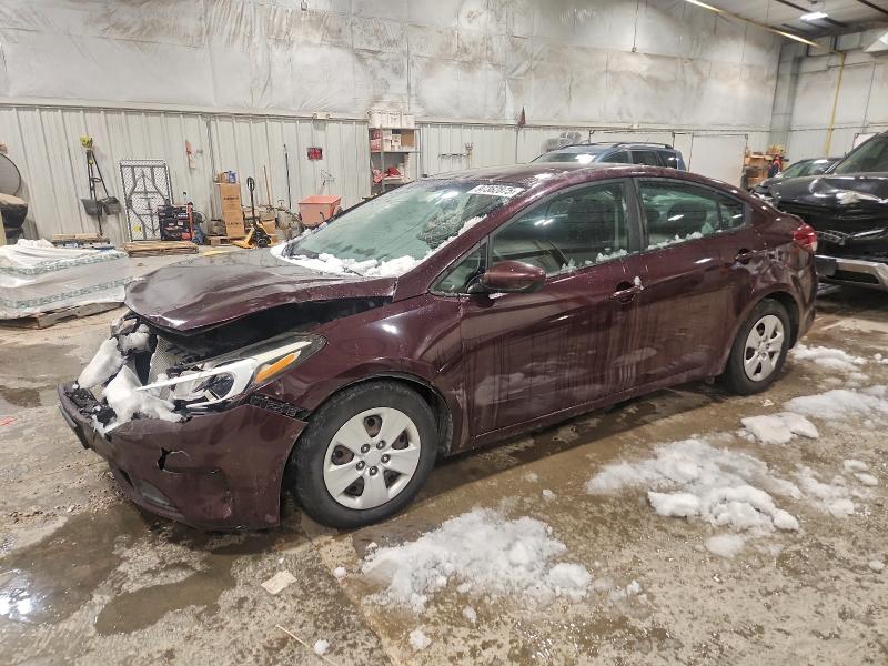 KIA FORTE LX 2017 with VIN 3KPFK4A76HE091124 - Photo from auction