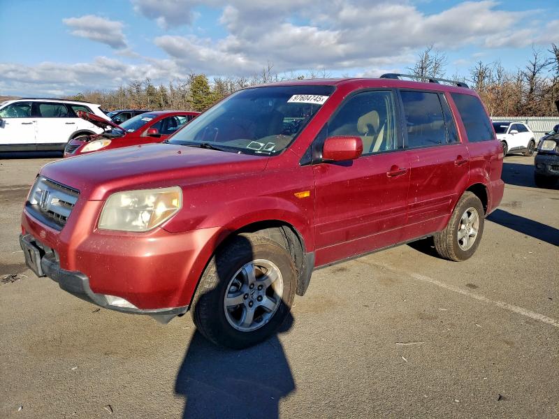 HONDA PILOT 2006 with VIN 2HKYF18616H509493 - Photo from auction