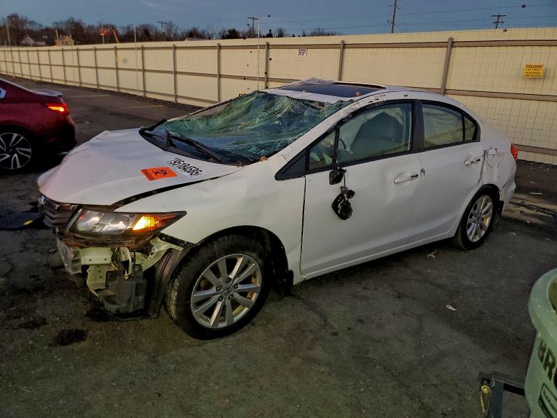 HONDA CIVIC EX 2012 with VIN 19XFB2F87CE355997 - Photo from auction