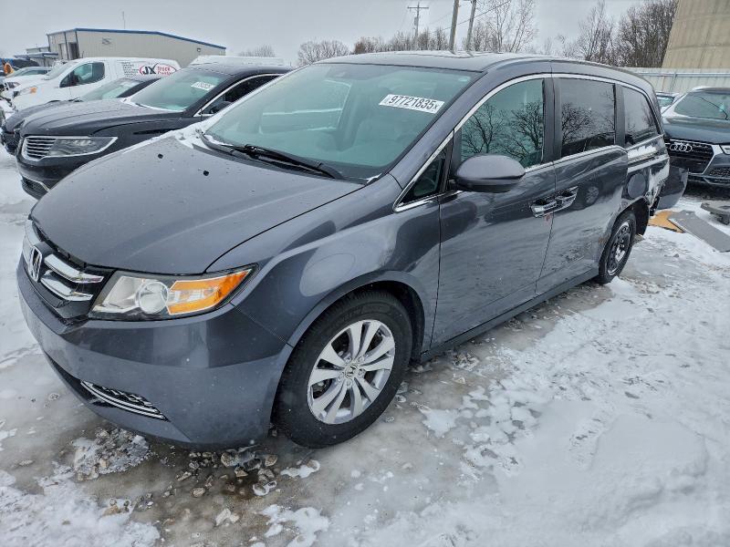 HONDA ODYSSEY EX 2017 with VIN 5FNRL5H60HB017589 - Photo from auction