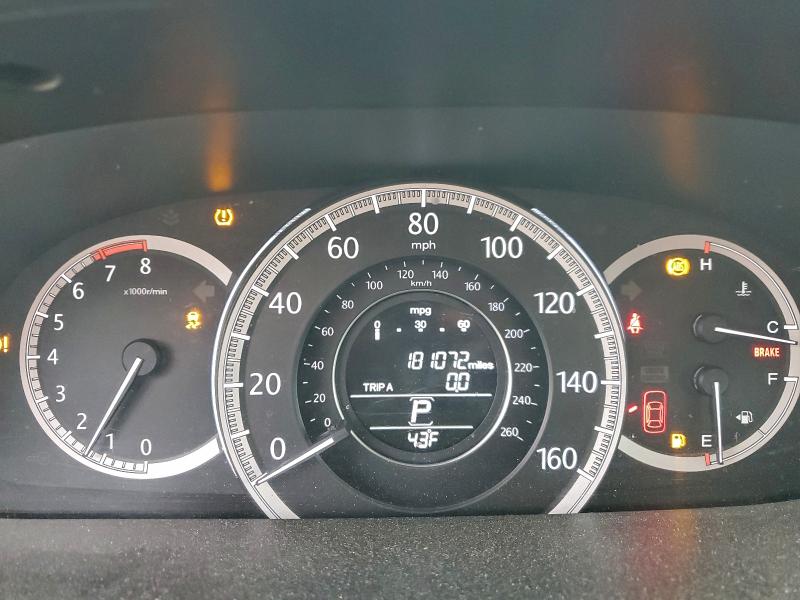 Photo 9 from auction – 2014 HONDA ACCORD EX with VIN 1HGCR2F75EA303541