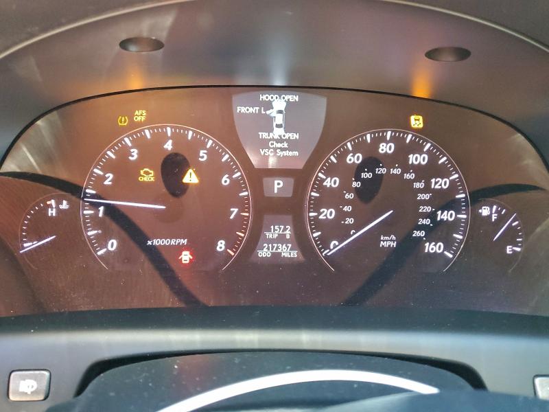 Photo 9 from auction – 2009 LEXUS LS with VIN JTHBL46F395089869