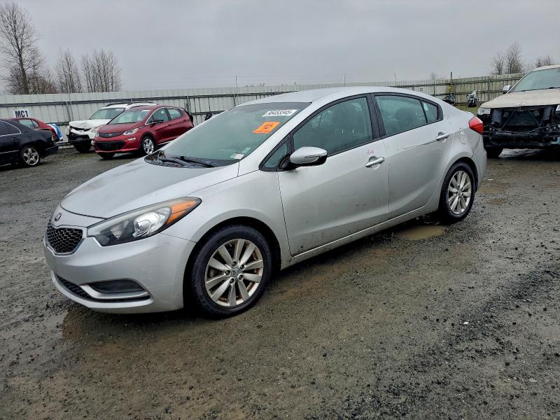 KIA FORTE LX 2014 with VIN KNAFX4A67E5243330 - Photo from auction