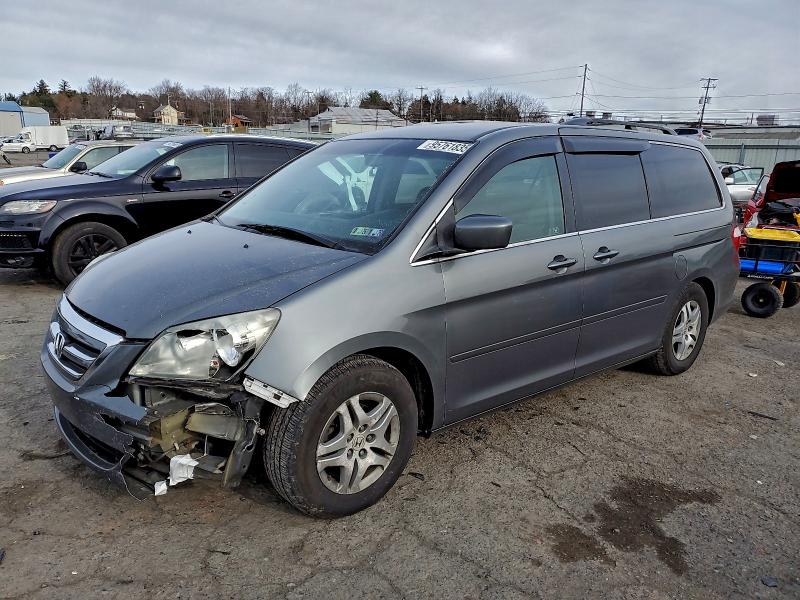 HONDA ODYSSEY EX 2007 with VIN 5FNRL38487B427445 - Photo from auction