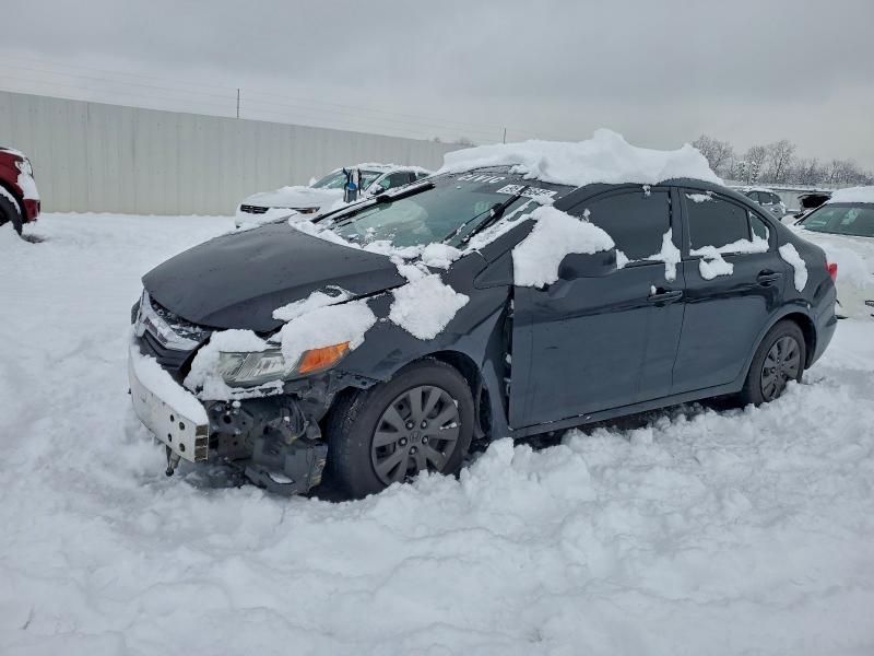 HONDA CIVIC LX 2012 with VIN 19XFB2F57CE048559 - Photo from auction