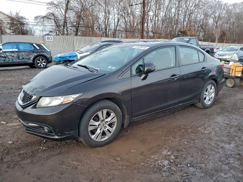 HONDA CIVIC LX 2013 with VIN 2HGFB2F50DH547145 - Photo from auction