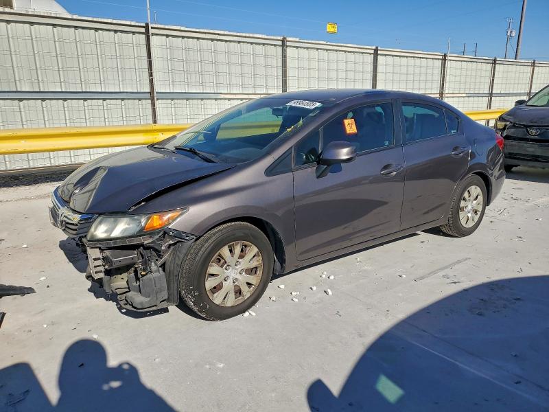 HONDA CIVIC LX 2012 with VIN 19XFB2F59CE036848 - Photo from auction
