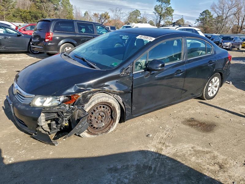 HONDA CIVIC LX 2012 with VIN 19XFB2F51CE091438 - Photo from auction