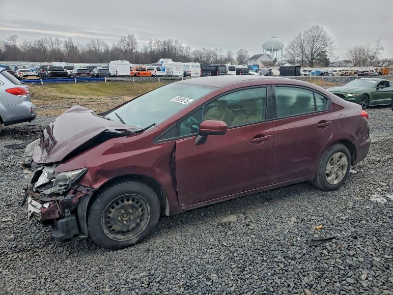 HONDA CIVIC LX 2015 with VIN 19XFB2F50FE297340 - Photo from auction