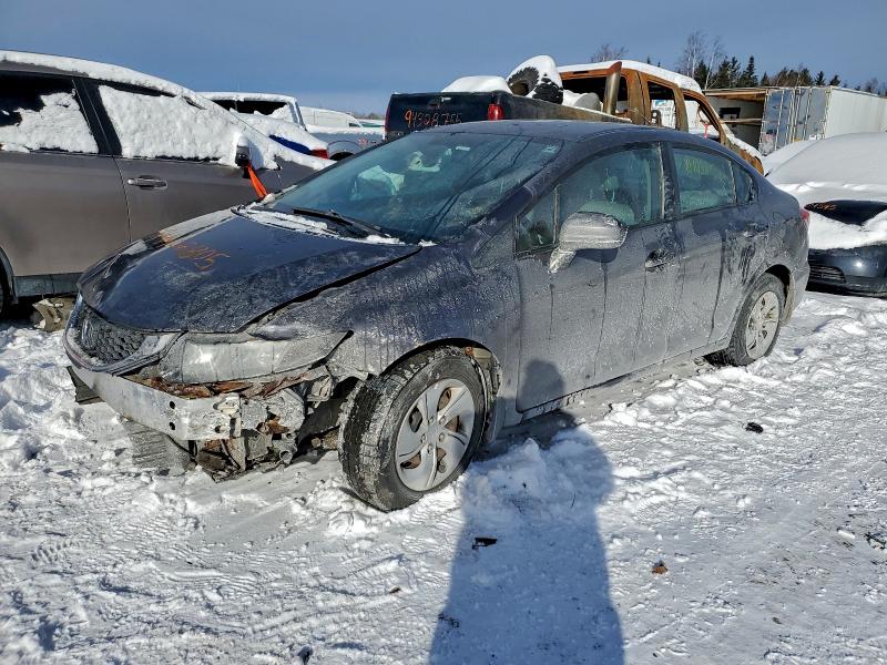 HONDA CIVIC LX 2014 with VIN 2HGFB2F40EH043834 - Photo from auction