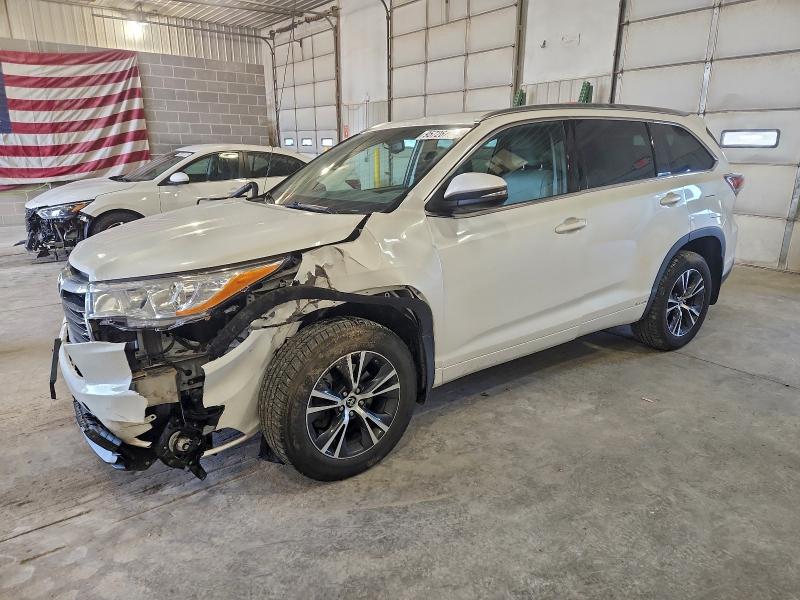TOYOTA HIGHLANDER 2016 with VIN 5TDJKRFH9GS231826 - Photo from auction
