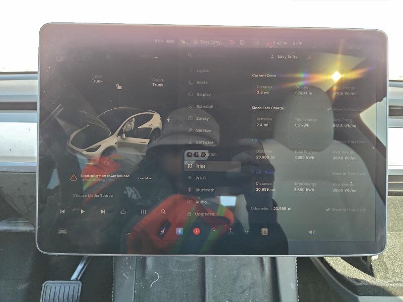 Photo 9 from auction – 2024 TESLA MODEL Y with VIN 7SAYGDED0RF089006