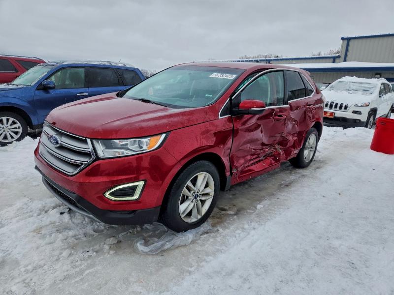 FORD EDGE SEL 2017 with VIN 2FMPK4J94HBC21474 - Photo from auction