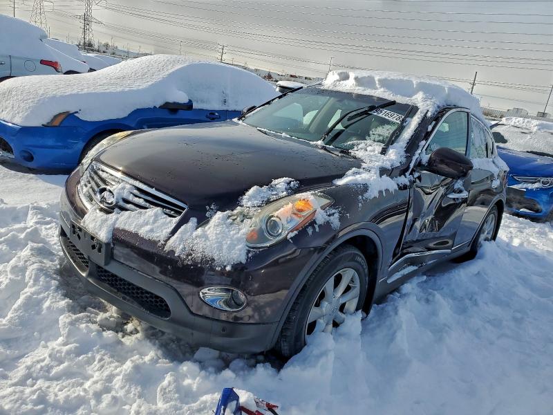 INFINITI EX35 BASE 2010 with VIN JN1AJ0HR1AM758124 - Photo from auction
