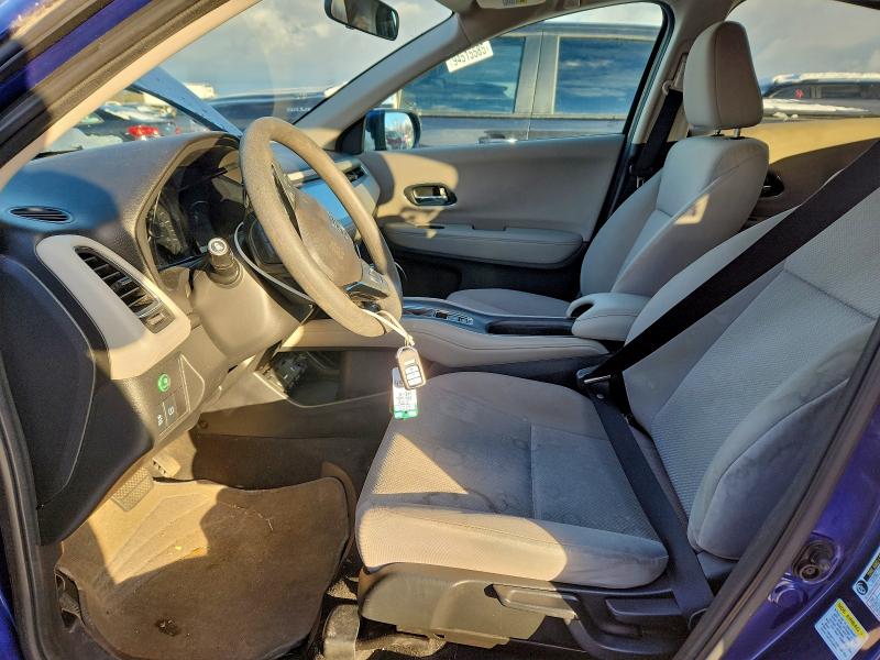 Photo 7 from auction – 2016 HONDA HR-V EX with VIN 3CZRU6H50GM763510