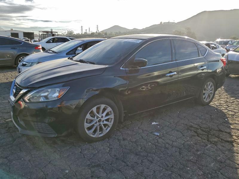 NISSAN SENTRA S 2019 with VIN 3N1AB7AP3KL607182 - Photo from auction