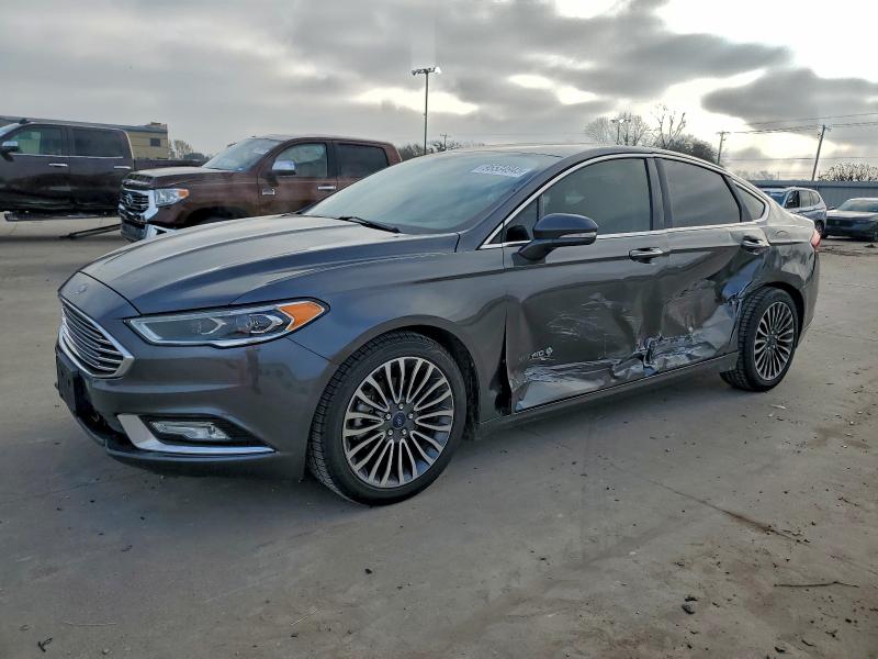 FORD FUSION TIT 2018 with VIN 3FA6P0RU5JR124221 - Photo from auction