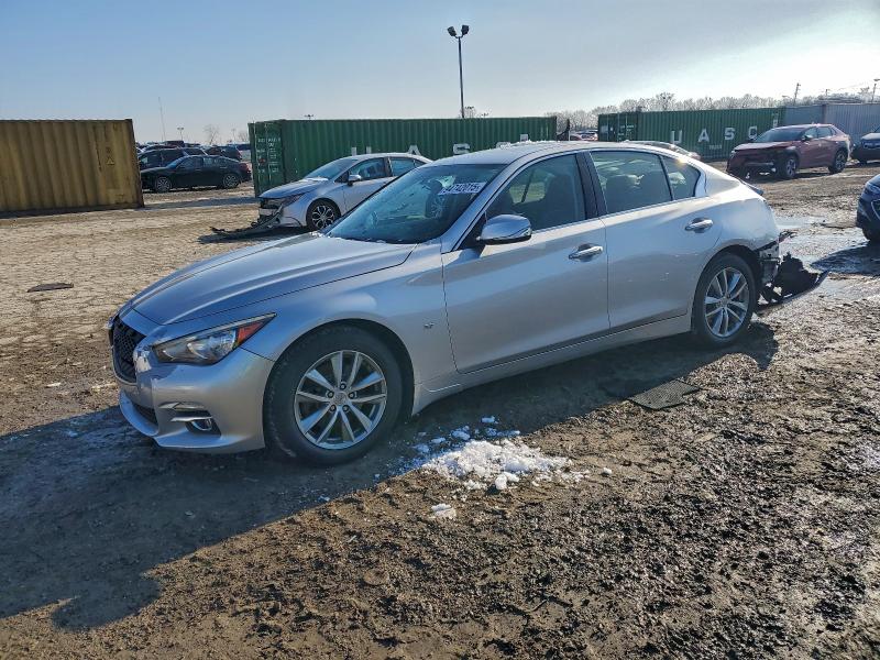 INFINITI Q50 BASE 2015 with VIN JN1BV7AR0FM423309 - Photo from auction