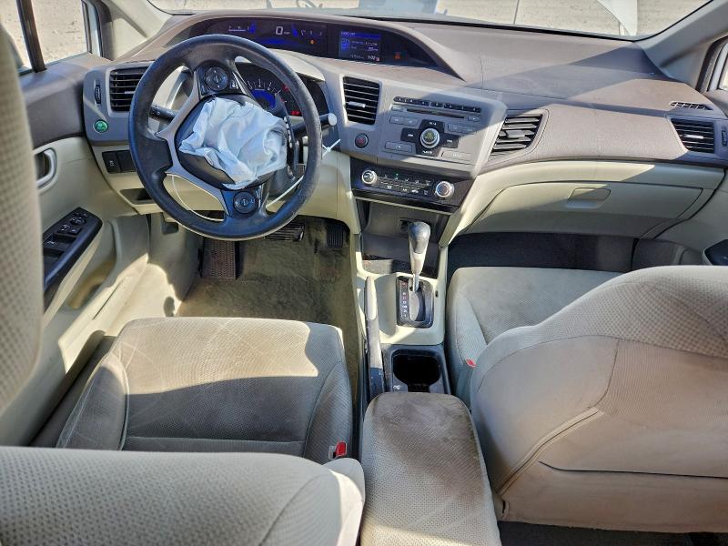 Photo 8 from auction – 2012 HONDA CIVIC LX with VIN 19XFB2F53CE011699