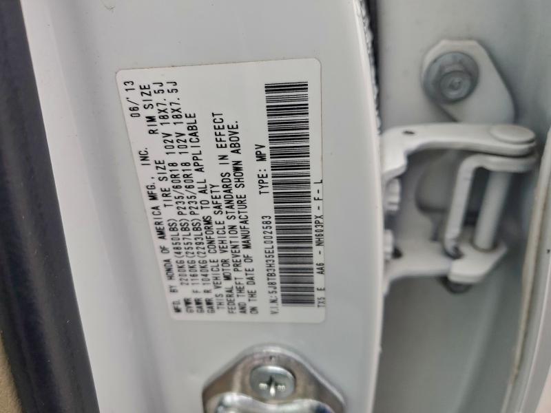 Photo 14 from auction – 2014 ACURA RDX with VIN 5J8TB3H35EL002583