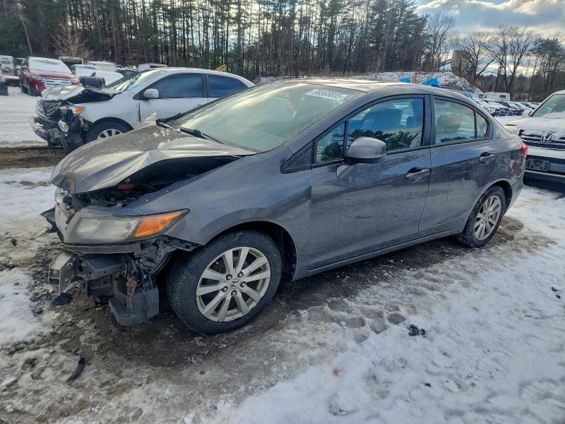 HONDA CIVIC EXL 2012 with VIN 2HGFB2F95CH529869 - Photo from auction