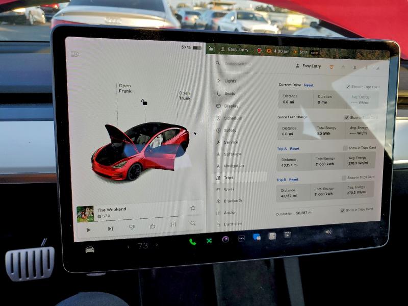 Photo 9 from auction – 2022 TESLA MODEL 3 with VIN 5YJ3E1EC6NF137461