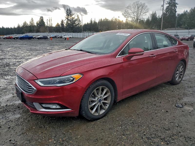 FORD FUSION SE 2017 with VIN 3FA6P0HD5HR131942 - Photo from auction