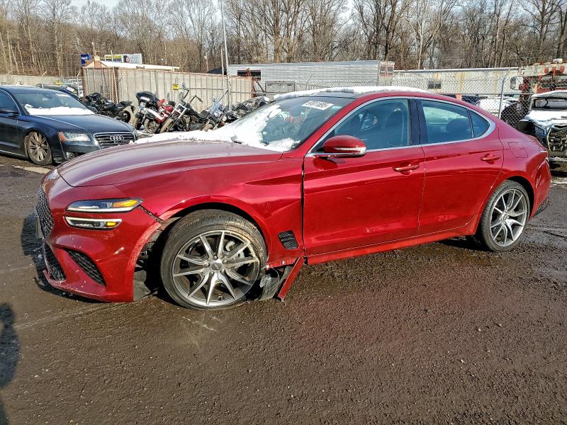 GENESIS G70 BASE 2022 with VIN KMTG34TAXNU103512 - Photo from auction