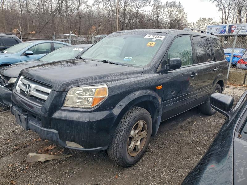 Photo 1 from auction – 2007 HONDA PILOT EXL with VIN 2HKYF18537H526353