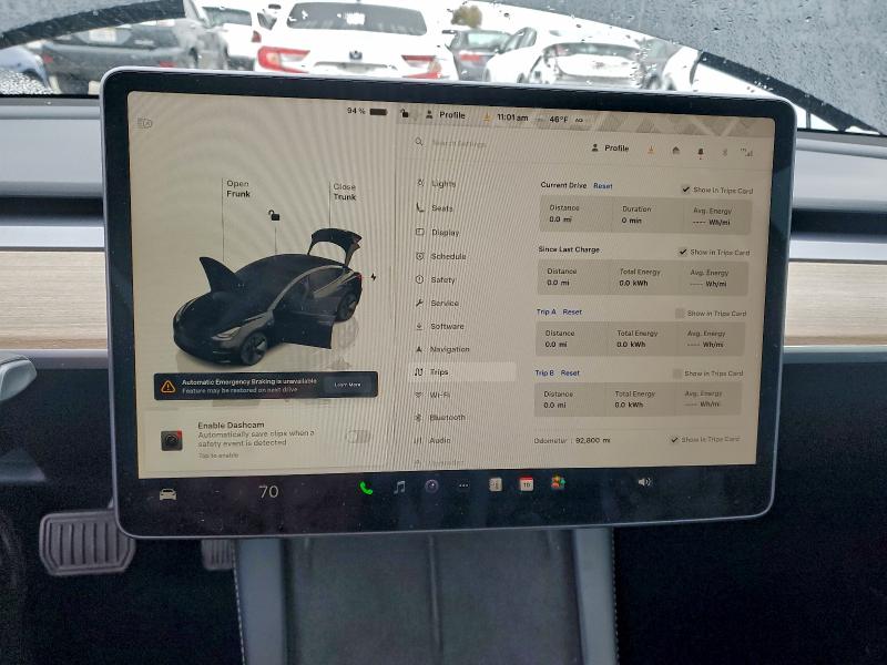 Photo 9 from auction – 2022 TESLA MODEL 3 with VIN 5YJ3E1EA2NF374768
