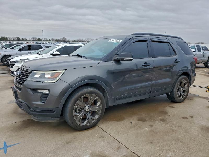 FORD EXPLORER S 2018 with VIN 1FM5K8GT7JGB64848 - Photo from auction