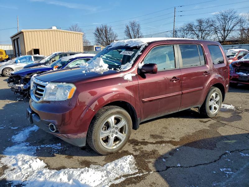 HONDA PILOT EX 2012 with VIN 5FNYF4H41CB076915 - Photo from auction